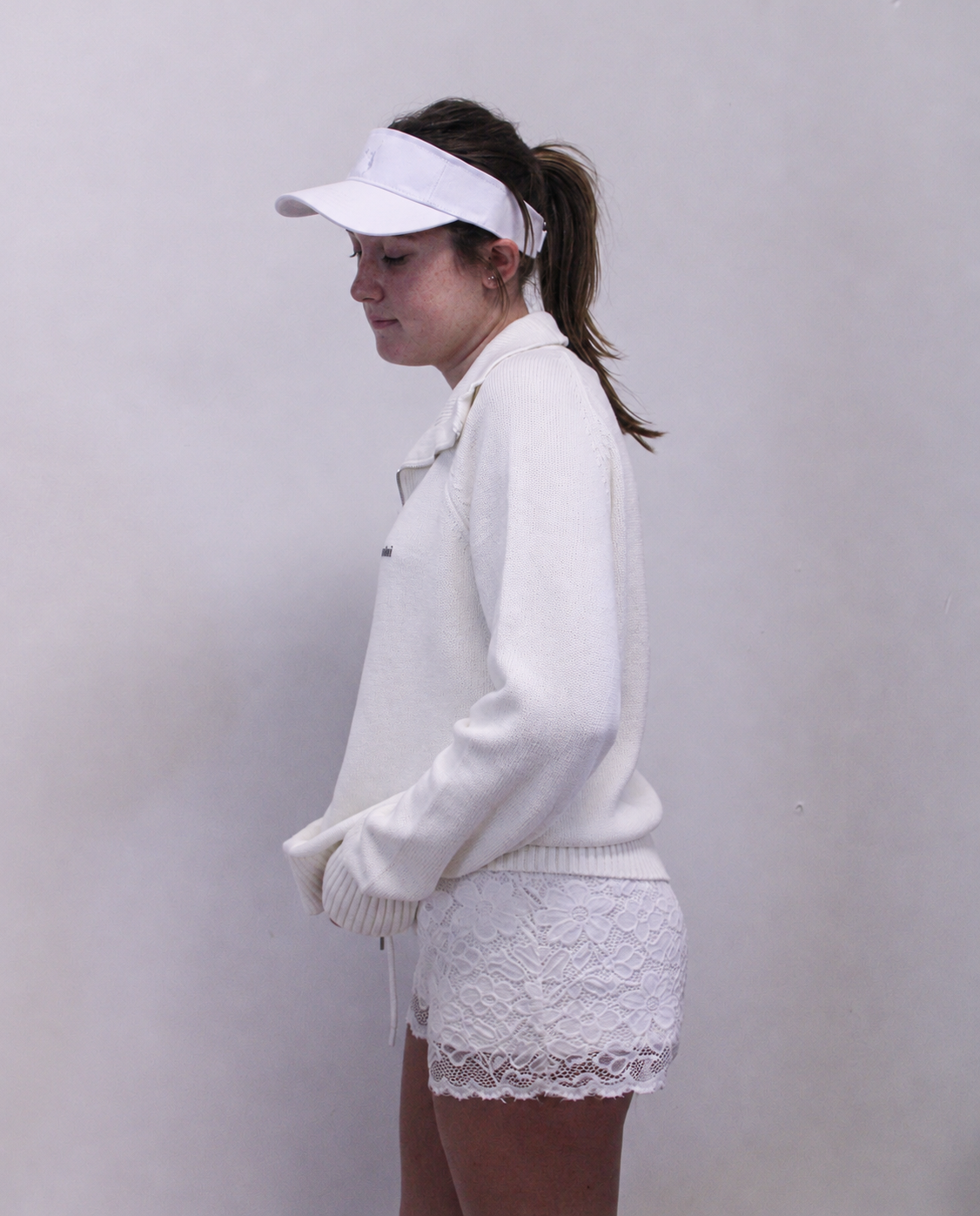 Cotton unisex Quarter-Zip Pullover Sweatshirt